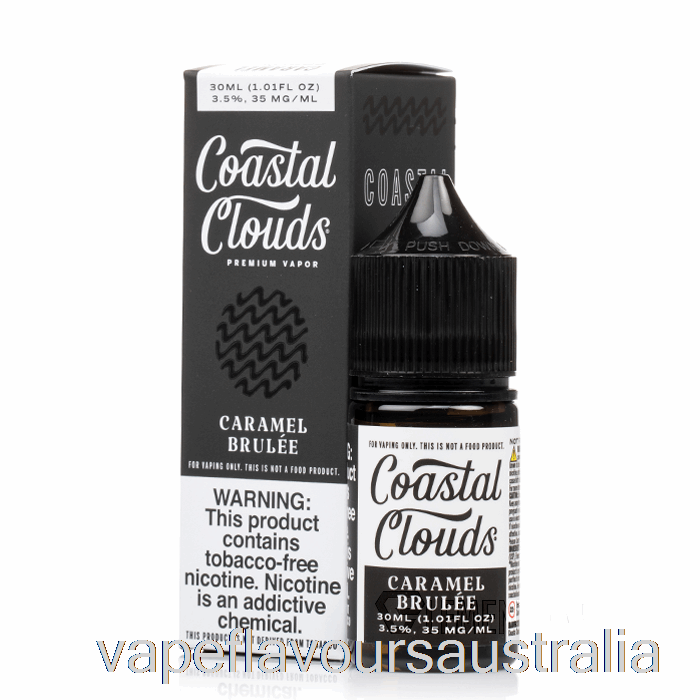 Vape Flavours Australia Caramel Brulee SALT - Coastal Clouds Co. - 30mL 35mg
